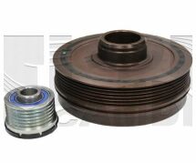 Шків, колінчатий вал