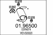 Задняя часть выхлопной системы