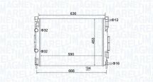 Радіатор Renault Megane 1.9 dCi 2002–