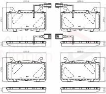 Комплект тормозных колодок, дисковый тормоз Комплект тормозных колодок, дисковый тормоз