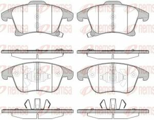 FORD Колодки гальм. пров. Mondeo, Galaxy, S-Max, 14-