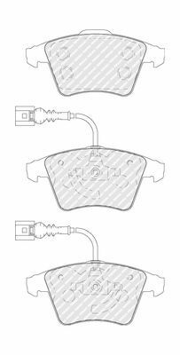 Колодки тормозные передние VW Touareg 02-10 (ATE)