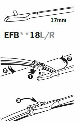 TRICO ExactFit Flat Щітка склоочисника ,безкаркасна OEM (650мм)