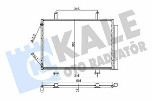 KALE SUZIKI Радіатор кондиціонера Swift IV 10-