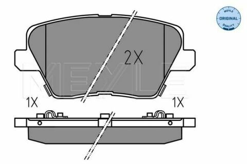 Колодки тормозные (задние) Hyundai i30 16-/Kia Ceed 1.0-1.6 18-