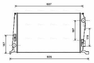 Радіатор охолодження Duster 1.5dCi 11-RENAULT