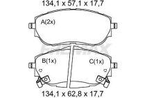 Колодки тормозные