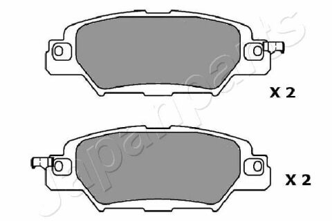 JAPANPARTS MAZDA Тормозные колодки задн.CX-5 11-