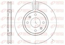 Диск тормозной передний Peugeot 406 1.9/2.1TD/2.0 283x26