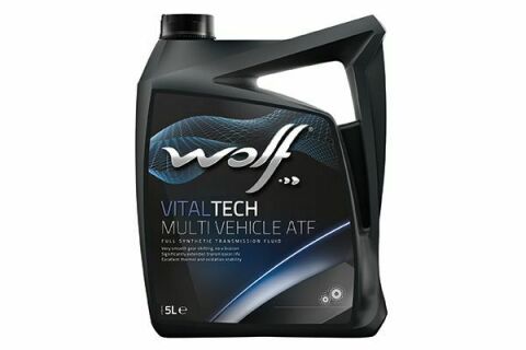 Трансмісійна олива WOLF VITALTECH MULTI VEHICLE ATF, 5 літрів