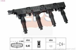 Котушка запалювання Astra G, Corsa B/C 1.2