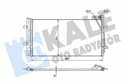Радіатор кондиціонера Audi Q3 11– Радіатор кондиціонера Audi Q3 11–