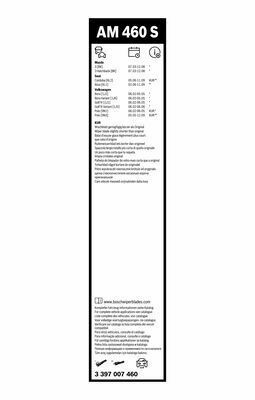Щітки склоочисника (530/450mm) VW Golf IV/Polo 97-09 Щітки склоочисника (530/450mm) VW Golf IV/Polo 97-09