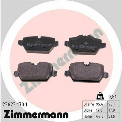 Колодки гальмівні (задні) BMW 3 (E90/E92) 04-11/1 (E81/82/87) 03-13 (Lucas-Girling)