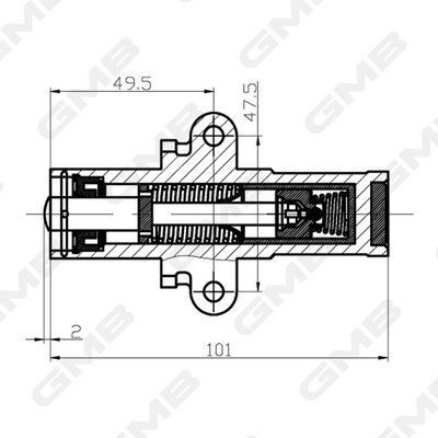 Натяжное устройство грм legend iv 3.5/3.7 06- honda