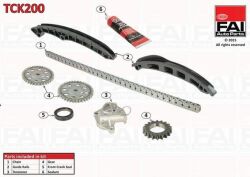 Комплект цепи ГРМ (полный) Volkswagen Polo, Škoda Fabia II, Roomster 1.2 2007–