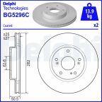 Диск гальмівний передній FORD FOCUS EcoBoost 18-