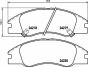 Колодки тормозные передние  Kia Cerato 04-(mando), фото 1 - интернет-магазин Auto-Mechanic