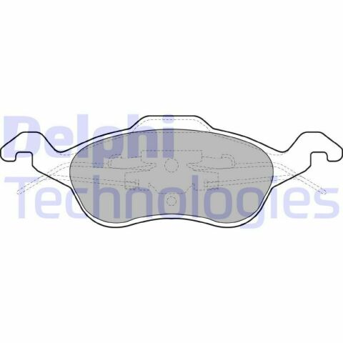 Колодки тормозные (передние) Ford Focus 99-09 (Continental)