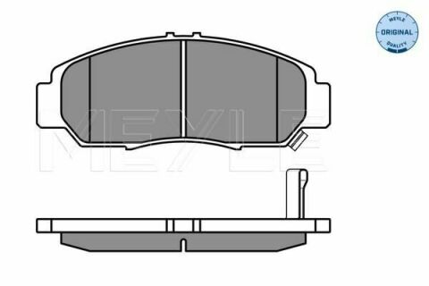 Колодки гальмівні (передні) Honda Civic 01-/FR-V 04-