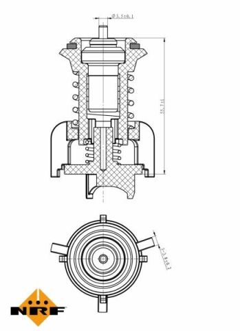 Термостат VW Crafter/Caddy IV/T6 1.6TDI/2.0TDI 15- (92°C)