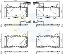Комплект тормозных колодок, дисковый тормоз