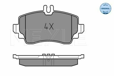 Колодки тормозные (передние) MB A-class (W168) 97-04