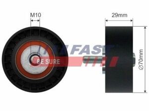 Ролик ГРМ паразитный FIAT Ducato 06-14, Ducato 14-, Ducato 02-06; PEUGEOT Boxer 06-14, Boxer 02-06; CITROEN Jumper 02-06, Jumper 06-14; IVECO Daily E5 11-14, Daily E4 06-11, Daily E6 14-, Daily E3 99-06