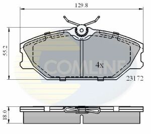 CBP0526 Comline - Гальмівні колодки до дисків