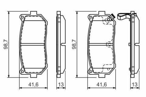 Колодки гальмівні (передні) Kia Shuma 94-05/Carens 99-07 (Sumitomo)