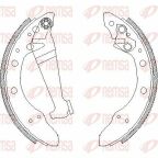 Колодки гальмівні задн. AUDI 80 86-91 VW Golf II, III SKODA Felicia, Fabia (40*200)