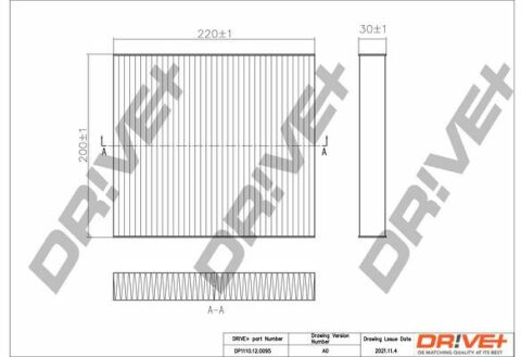 DP1110.12.0095 Drive+ - Фільтр салону