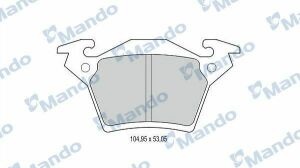MBF015663 MANDO Гальмівні колодки до дисків