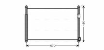 Радіатор кондиціонера Grand Vitara II 1.6/3.2 05- SUZIKI
