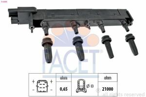 Котушка запалювання Citroen C5/Jumpy/ Peugeot 206/307/407 1.8/2.0 99-