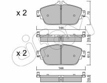 Комплект гальмівних накладок, дискове гальмо