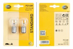 Лампа розжарювання (блістер 2 шт) P21/4W 12V 4W 
