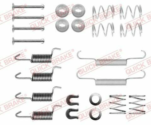 Комплект пружинок колодок ручника Subaru Forester/Impreza 1.5-2.5 92- (Akebono)