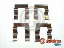 Монтажний к-кт гальмівних колодок перед CLARUS/RIO 96-