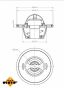 Термостат VW Polo/Skoda Fabia 1.4 99-14/Roomster 1.4 07-15 (82°), фото 14 - интернет-магазин Auto-Mechanic