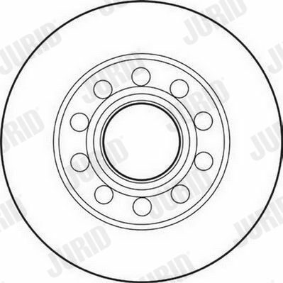 Диск тормозной задній 245mm audi 80,a4 00-,seat exeo 08-