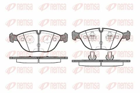 Гальмівні колодки перед. DB 4,3/5,5 W202/210 AMG 97-