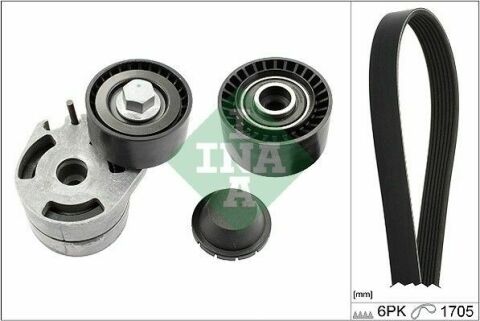 Комплект ременя генератора Ford Fiesta/Mazda 2 1.4D 01-12 (6PK 1705)