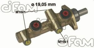 Главный тормозной цилиндр D23,81mm W123 MB