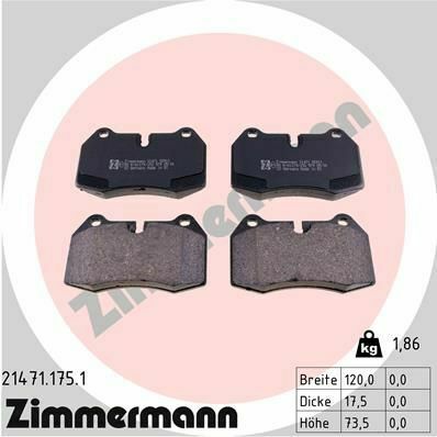 Колодки тормозные (передние) BMW 7 (E38) 94-01/8 (E31) 90-99 (Brembo)