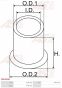 Втулка стартера (6.06x9.96x8.45), фото 2 - інтерент-магазин Auto-Mechanic