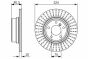 Диск тормозной (задний) BMW X5 (E53) 02-06 (324x20) (с покрытием) (вентилированный), фото 7 - интернет-магазин Auto-Mechanic