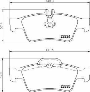 Тормозные колодки зад. MB E/S-класс (W211/W212/W220/W221) 99-