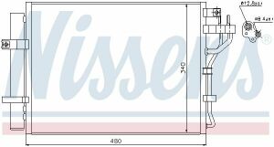 Конденсер KIA PICANTO(11-)1.0 GAS(+)[OE 976061Y000]