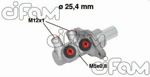 CIFAM OPEL Главный тормозной цилиндр Astra H,Zafira B 04-